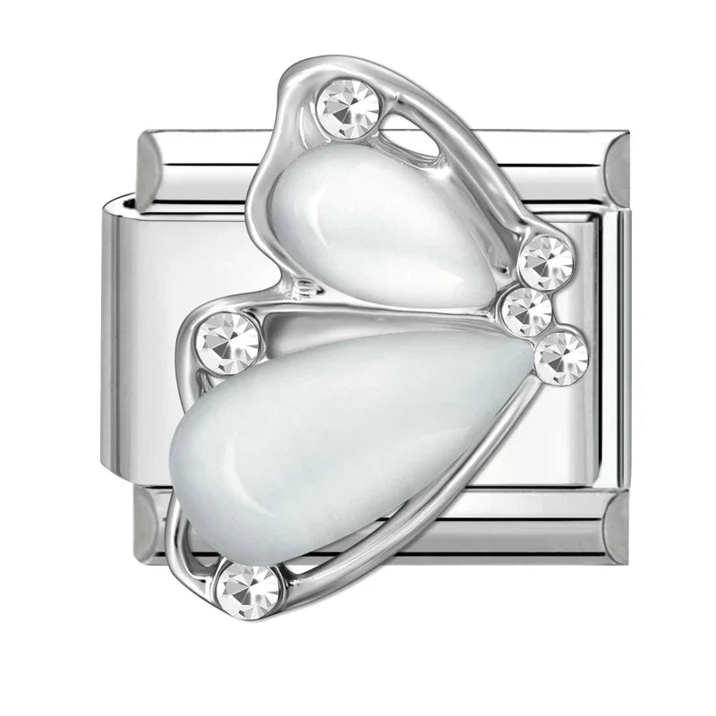 Zircon Stars Shell Butterfly Italian Charm Links – 39 Colors