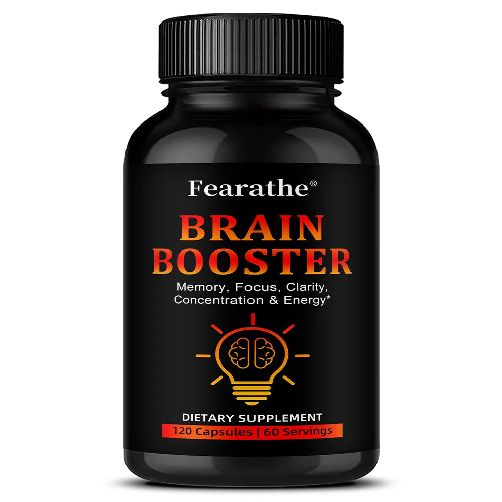 Brain Booster Supplement – Bacopa, Ginkgo & Vitamin B12 Brain Booster Supplement Qst 120 count-1 bottle
