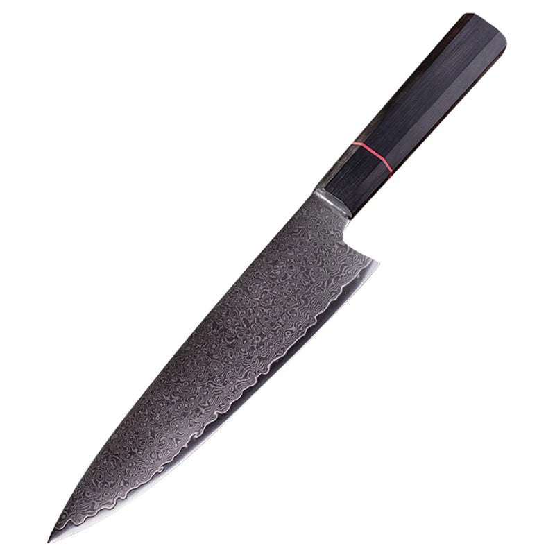 InLeung 67-Layer Damascus Chef Knife Set – VG10 Japanese Steel Damascus Knife Set Qst Chef Knife