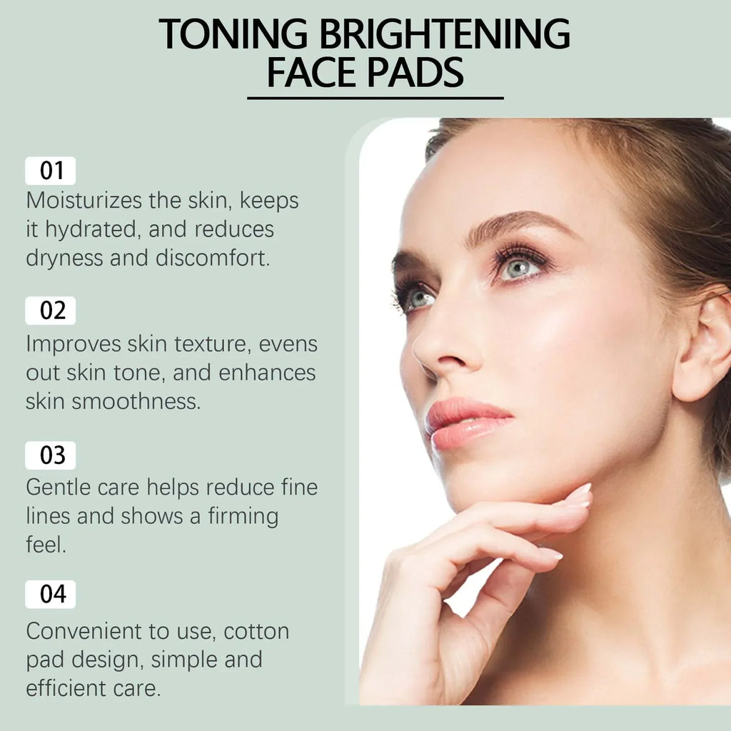 Centella Asiatica Cotton Pads – Moisturizing & Brightening Skincare Skincare Cotton Pads Qme