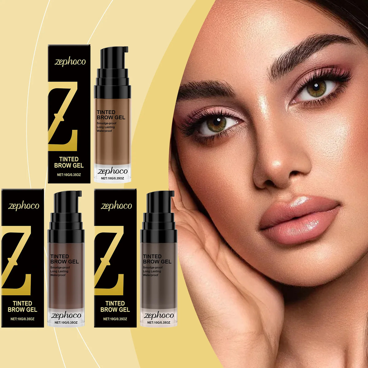 Waterproof Eyebrow Dye Gel Cream – Long-Lasting Tinted Brows Eyebrow Dye Gel Qst