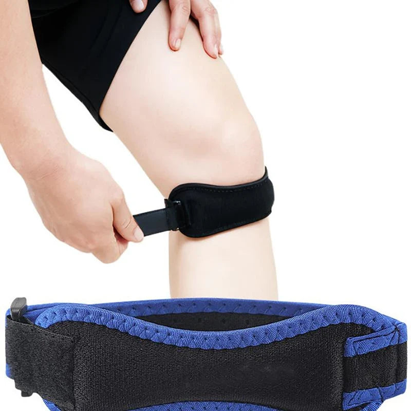 Adjustable EVA Soft Pad Knee Strap | Patellar Tendon Support Knee Support Strap Qme