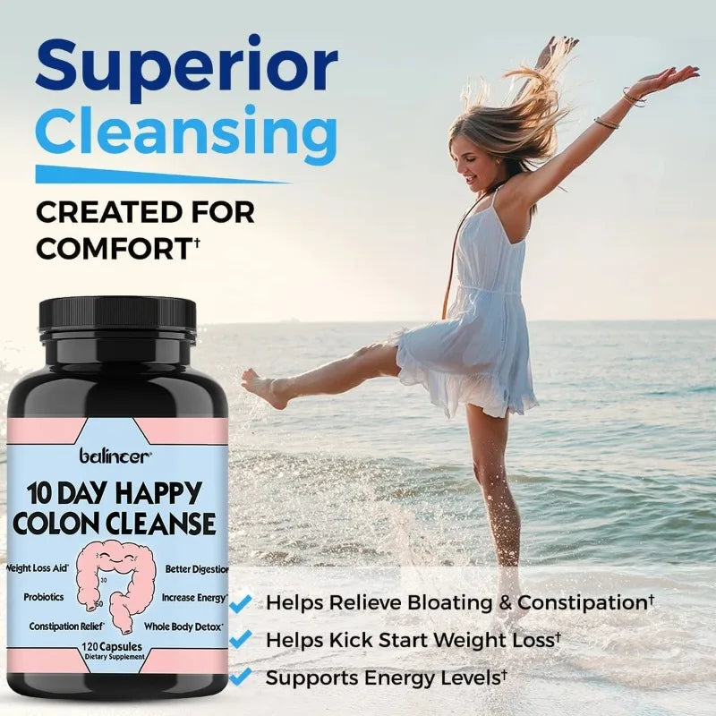 Kenofor Colon Cleanse Capsules – Non-GMO Digestive Support Digestive Supplement Qst