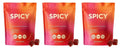 Spicy Peach Gummies – L-Theanine, Maca Root & Chili | 30ct Wellness Gummies Qst 90 Count(Pack of 3)