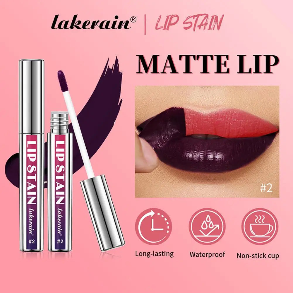 Peel-Off Lip Liner Stain Gloss – Waterproof Long-Lasting Matte Peel-Off Lip Stain Qme