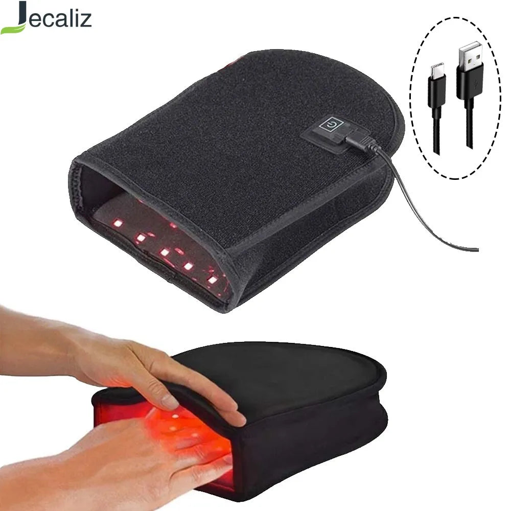 LED Red Light Therapy Glove 660nm 850nm Infrared Hand Wellness Red Light Therapy Glove Qst