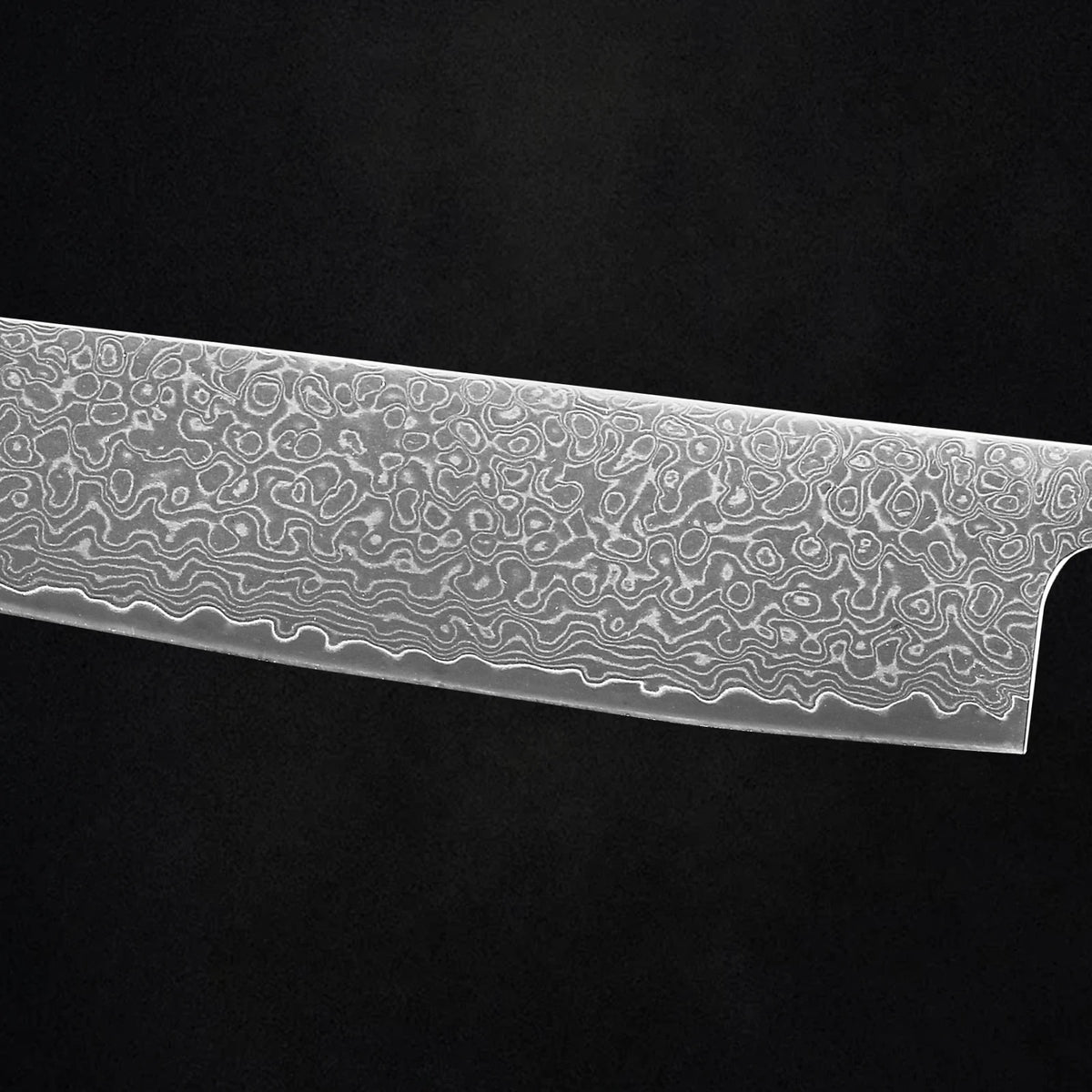 67-Layer Damascus Steel Nakiri Knife Blank Blade – DIY Kitchen Damascus Knife Blank Qst