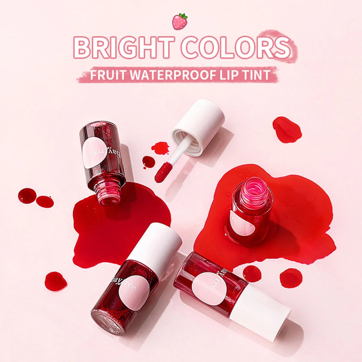 Silky Liquid Lip Stain Tint – Multi-Use Lips, Eyes & Cheeks Liquid Lip Stain Qme
