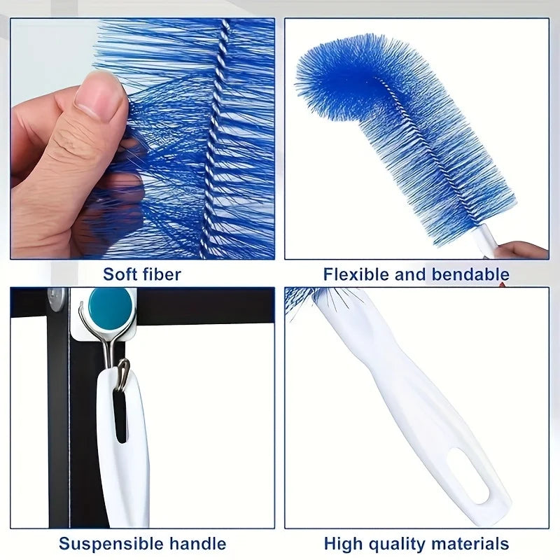 Long Flexible Fan Cleaning Brush – Reusable, Multi-Use Fan Cleaning Brush Qme