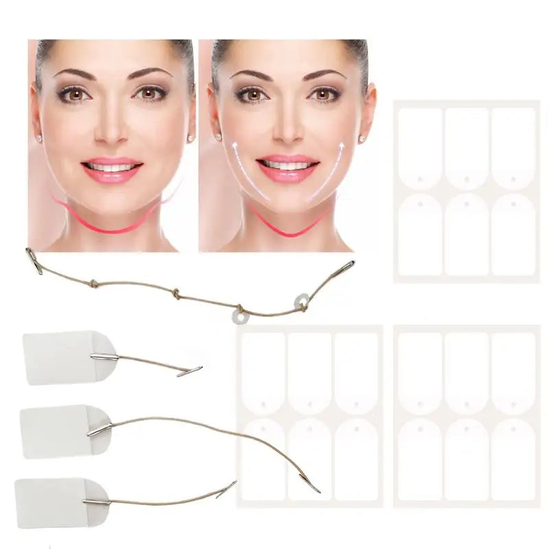 Invisible Waterproof Face Lift Tape – V-Shape Breathable Face Lift Tape Qme