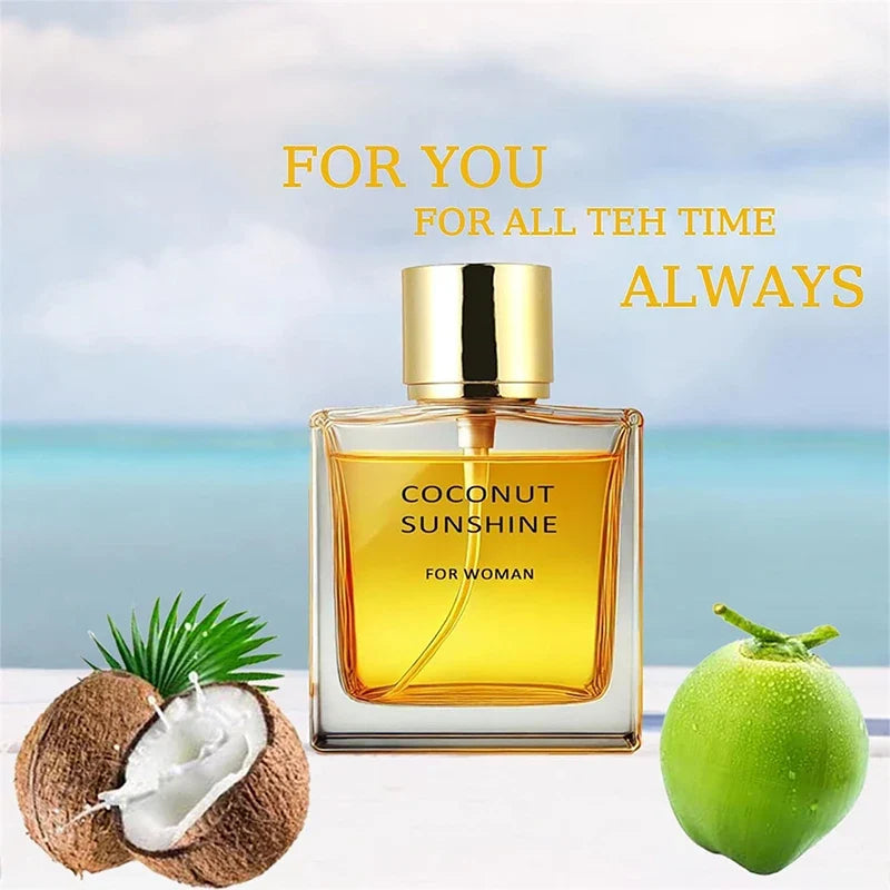 Coconut Vanilla Women's EDT Spray 60ml – Fresh Fruity Perfume Women's Eau de Toilette Qme
