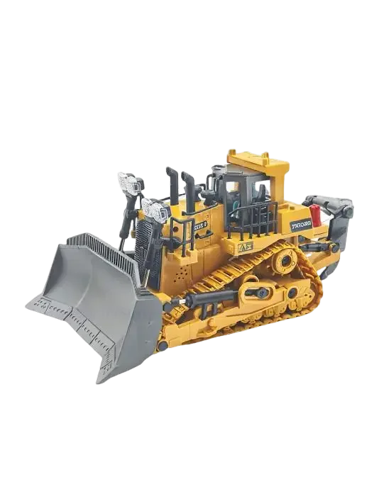 RC Remote Control Excavator Dump Truck Bulldozer Toy for Kids RC Construction Toy Qme 1045-Alloy-Model