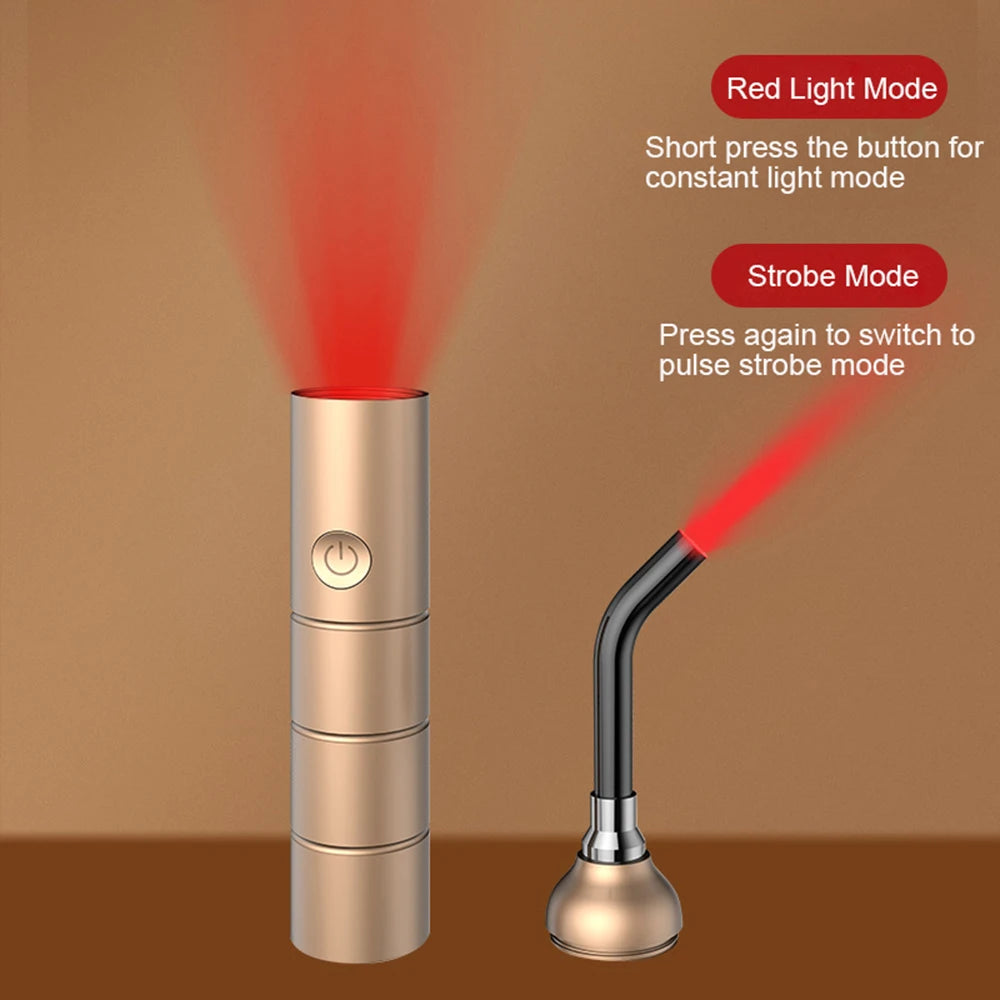 Red & Infrared Light Therapy Wand | 4 Wavelengths 660–940nm Light Therapy Wand Qst