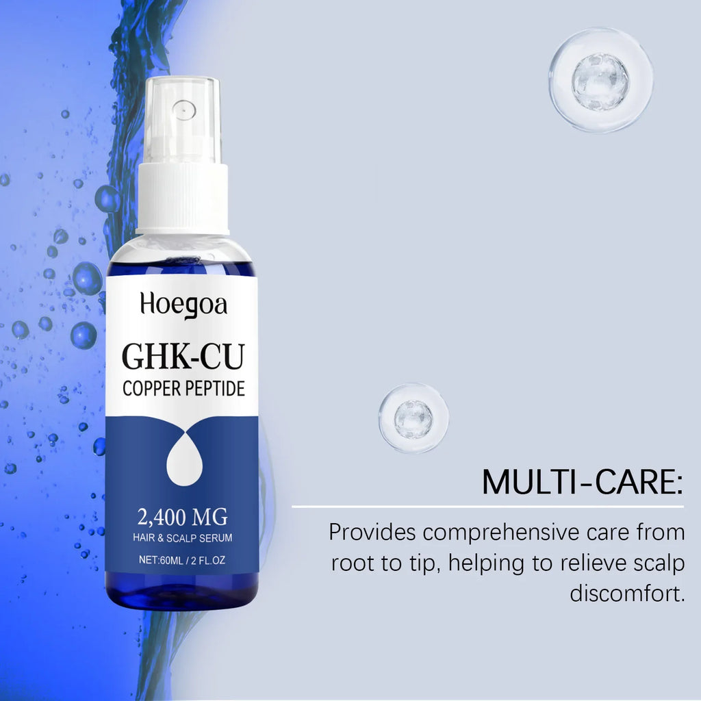 GHK-Cu Copper Peptide Scalp Serum Moisturizer Spray | Qme Scalp Serum Spray Qme
