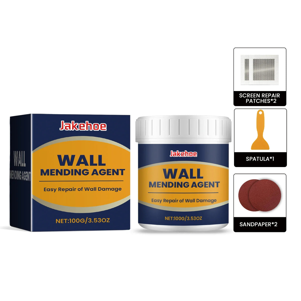 Wall Repair Paste – Fix Cracks, Holes & Peeling Paint Wall Repair Paste Qme 1 set