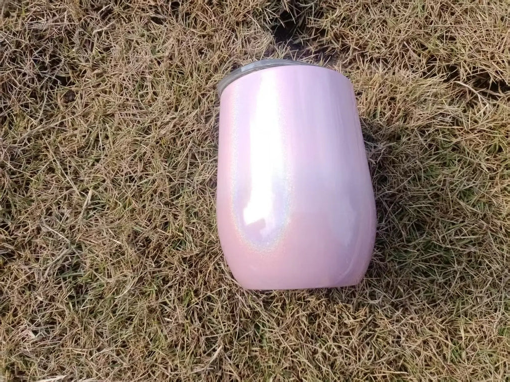 Swig Egg-Shaped Insulated Tumbler 6oz 12oz Vacuum Cup Insulated Tumbler Qst 12oz sliver logo