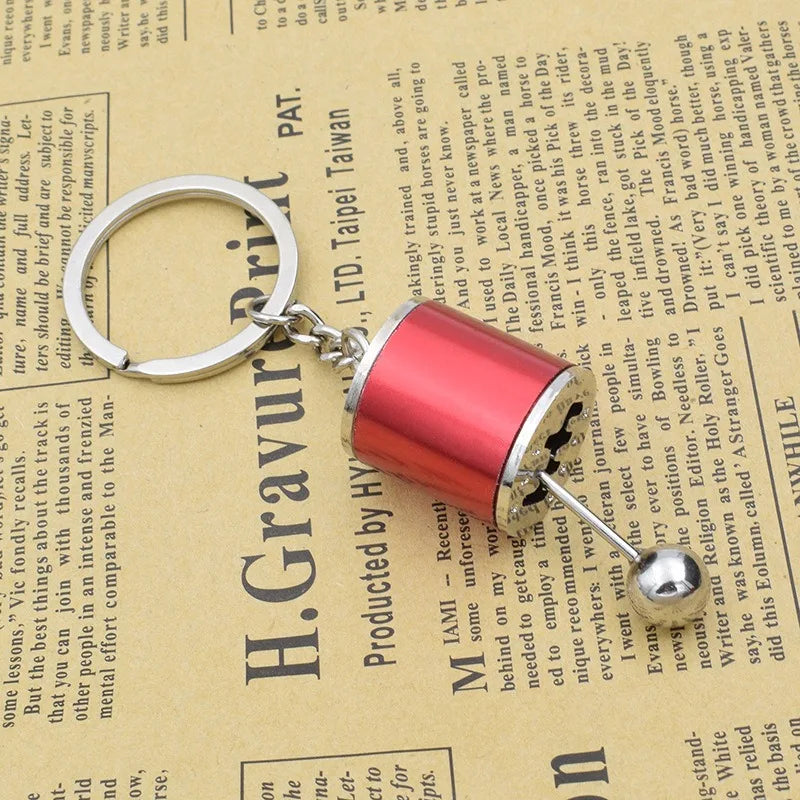 Mini Gear Shift Keychain | Car Enthusiast Novelty Keyring Novelty Keychain Qme