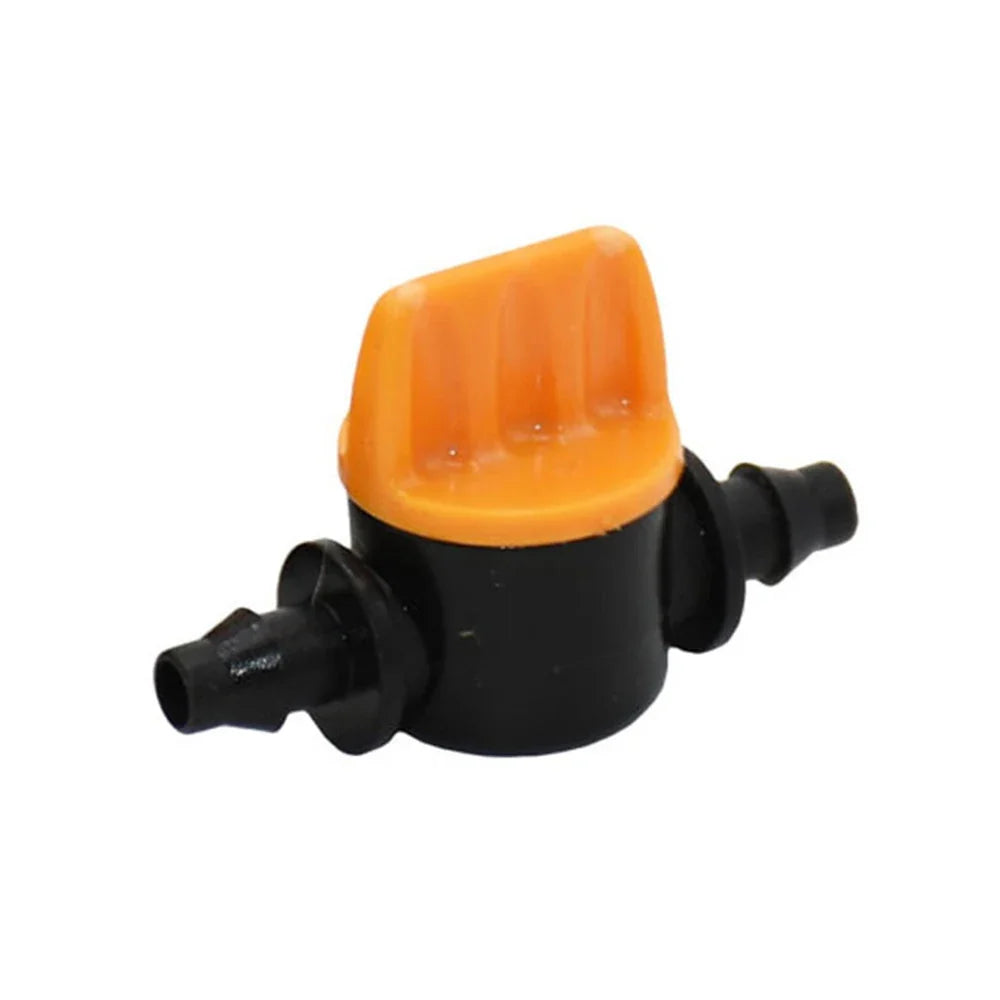 PVC Double Barb Mini Drip Irrigation Capillary Valve 20pcs Drip Irrigation Valve Qme