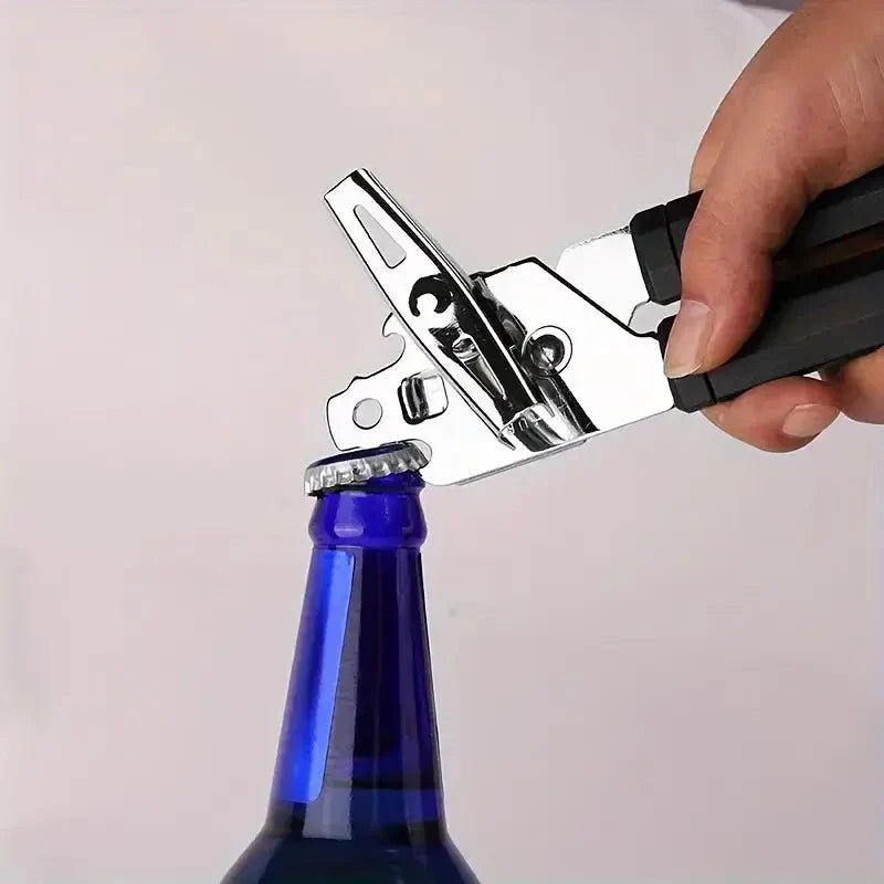 Stainless Steel Multifunctional Manual Can & Bottle Opener Manual Can Opener Qme