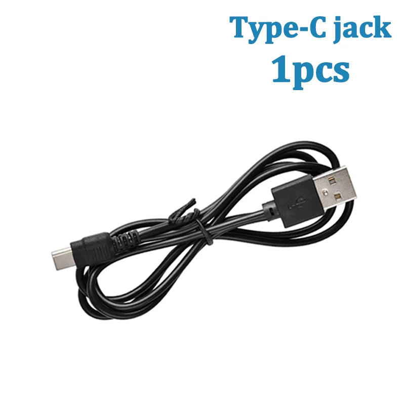 EJEAS V6 PRO V4 PLUS USB Charge Cable 3.5mm Type-C Intercom Charging Cable Qst 1 PCS Type-C