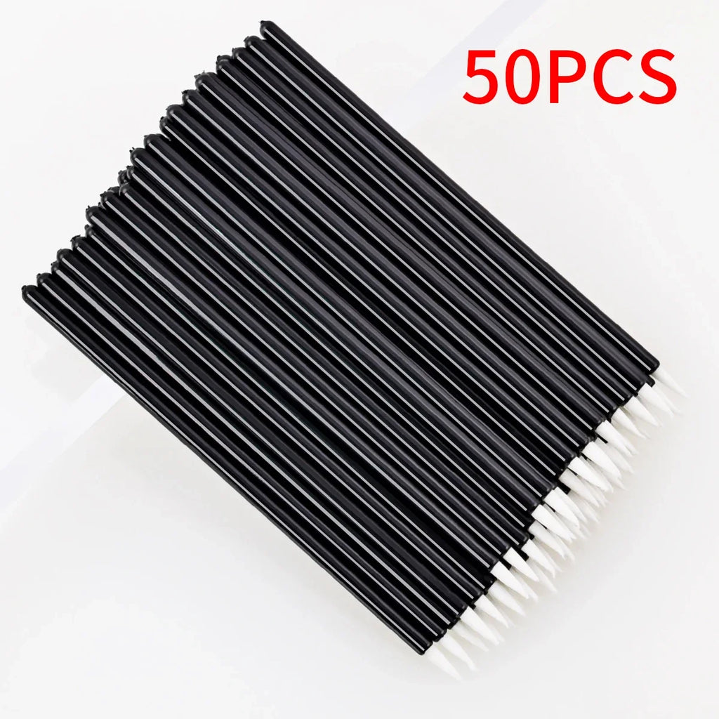 50 Disposable Lip Brush Wands – Lipstick & Gloss Applicators Disposable Lip Brush Qme 50PCS China Mainland