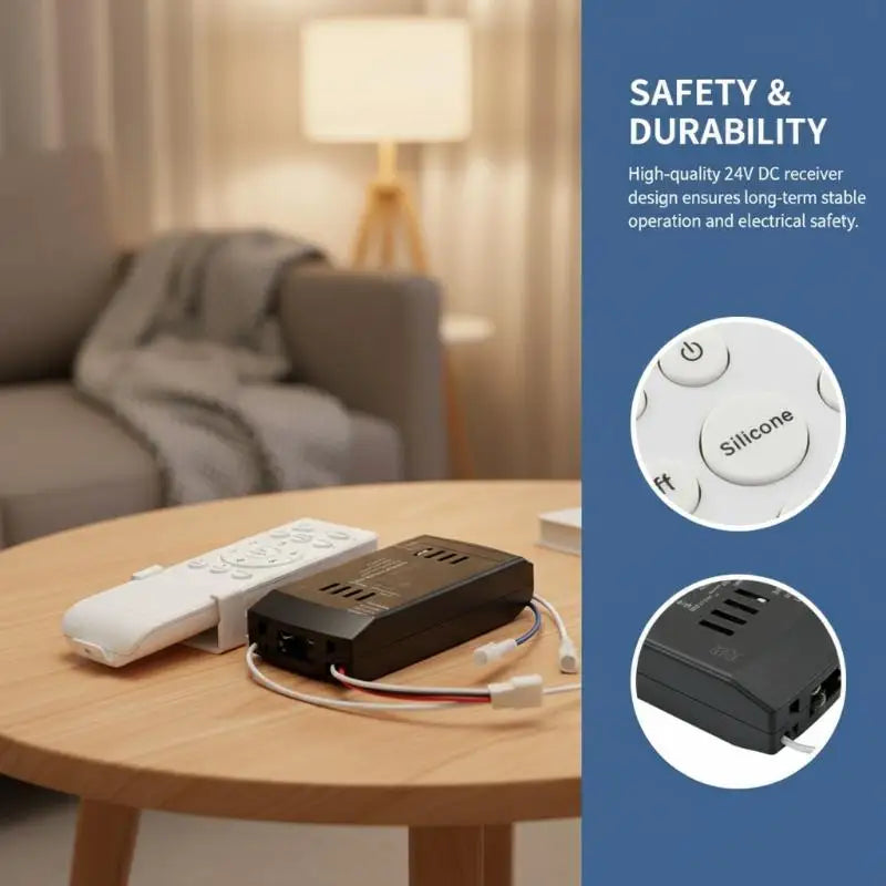Ceiling Fan Remote Control Receiver – 6 Speed Low Voltage Ceiling Fan Receiver Qme