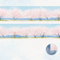 Sakura Cherry Blossom Washi Tape 2m | DIY Scrapbooking Decorative Washi Tape Qme 2