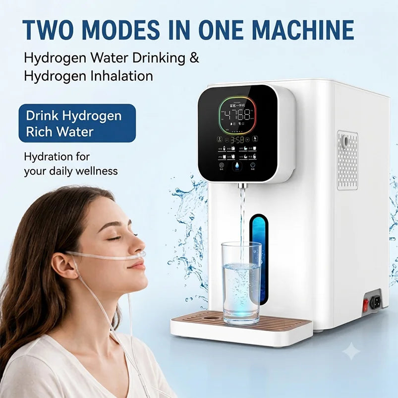 Suyzeko 4000PPB Hydrogen Water Dispenser & Inhalation Machine Hydrogen Water Dispenser Qst