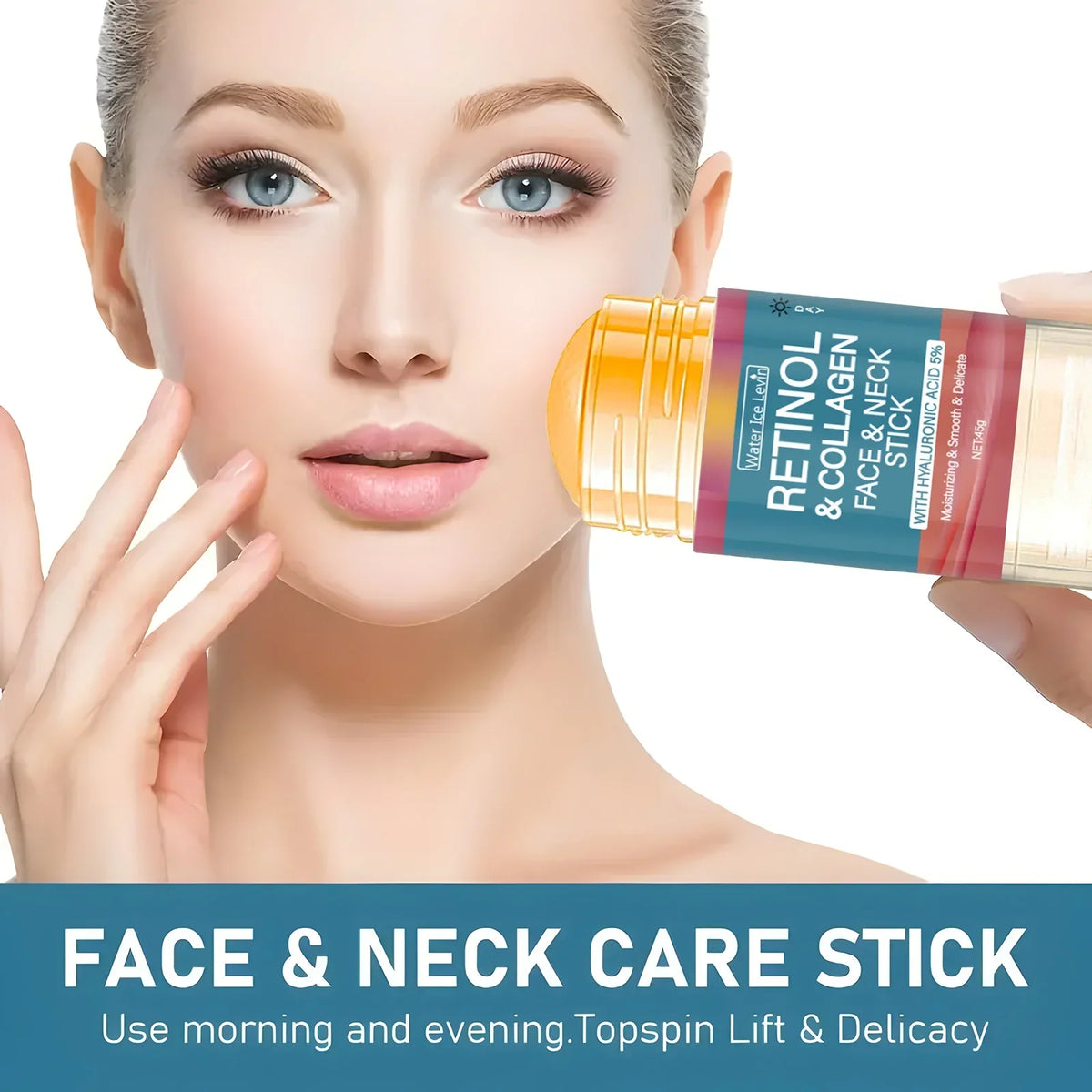 Retinol Firming Cream Stick with Collagen – Lifting & Smoothing Anti-Aging Face Cream Qme