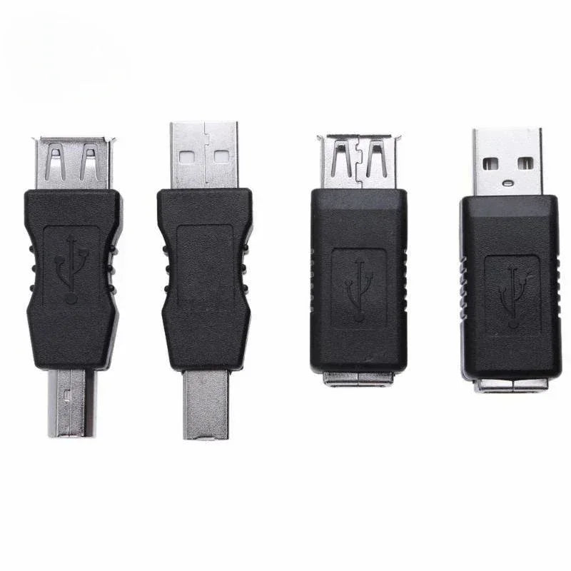 USB 2.0 Male to Female Type-B Printer Adapter Connector USB Printer Adapter Qme