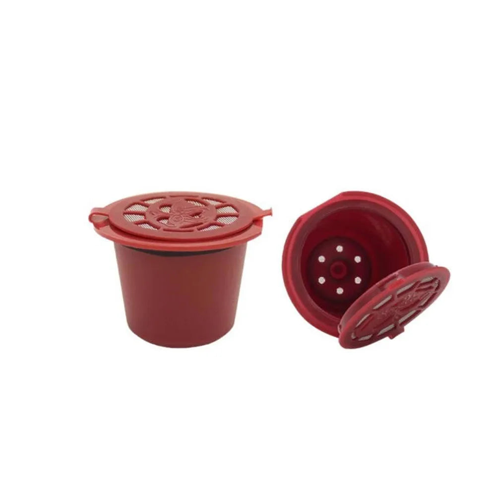 Refillable Reusable Nespresso Capsules with Spoon & Brush Reusable Coffee Pods Qst 2pcs-re