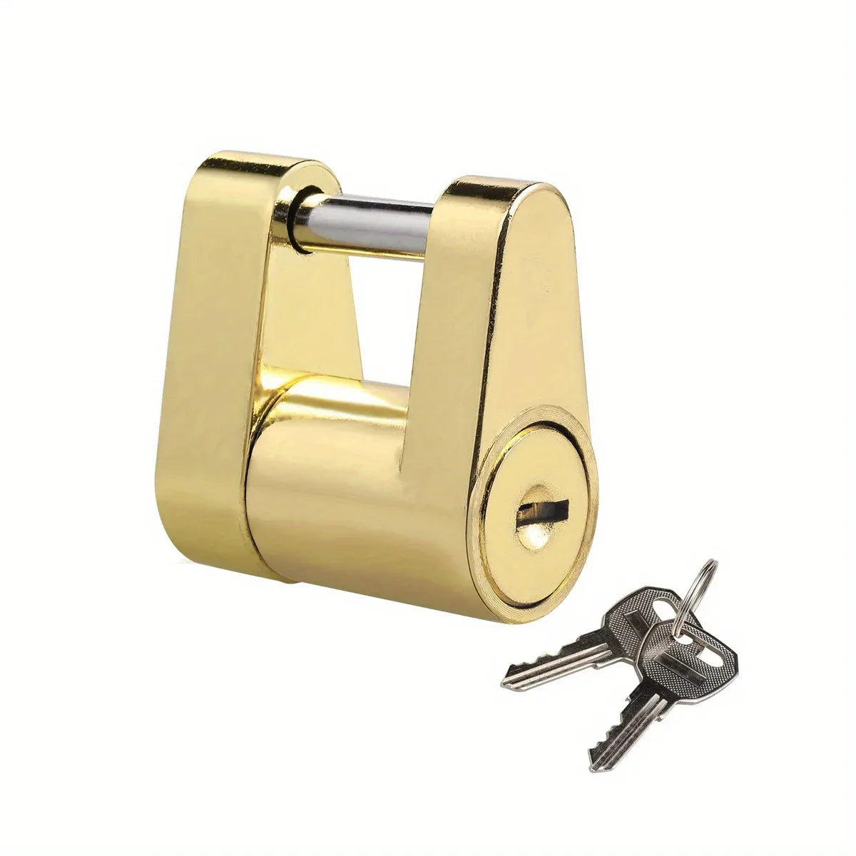 Trailer Hitch Lock – Secure Farm & Agricultural Trailer Coupler Trailer Hitch Lock Qme golden