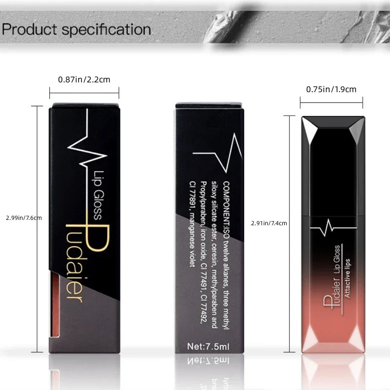 17-Shade Matte Liquid Lipstick – Long-Lasting Lip Color | Qme Matte Liquid Lipstick Qme