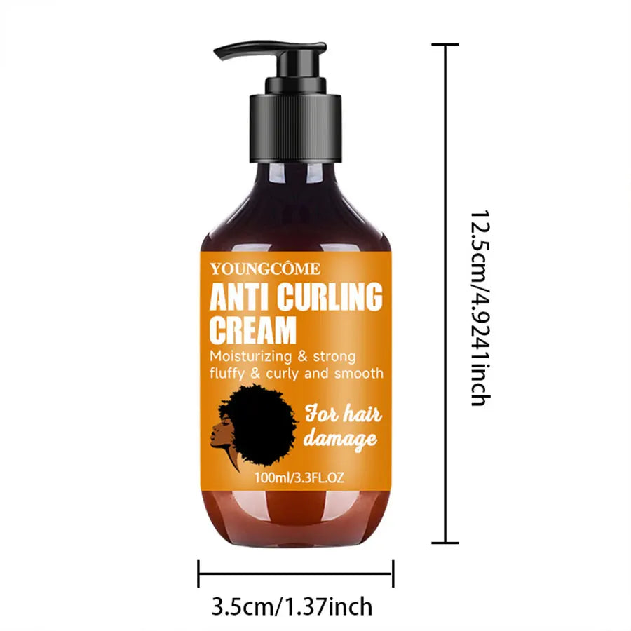 YOUNGCOME Curly Hair Styling Lotion – Anti-Frizz Conditioner 100ml Curl Styling Lotion Qst 100ML