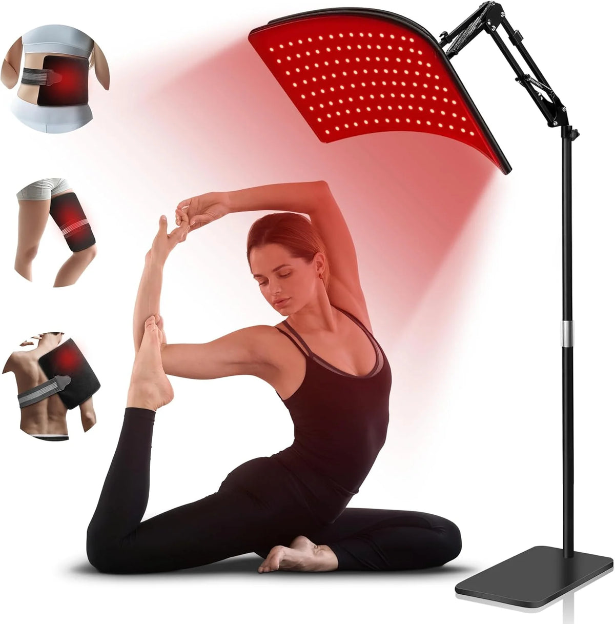 ZONGKUNG 660nm 850nm Red Light Therapy Lamp – Face & Body Red Light Therapy Lamp Qst LED lamp