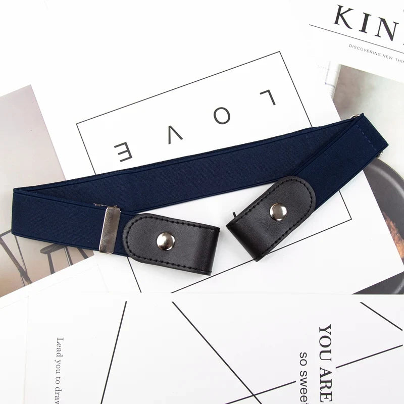 Women's Elastic Invisible Belt – Buckle-Free Stretch Waistband Elastic Invisible Belt Qme A-9 45cm-100cm China Mainland