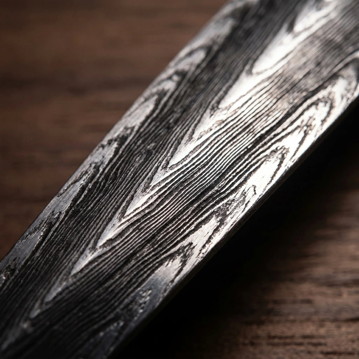 Damascus Steel Tea Knife Blank – DIY Pu'er Tea Needle Tool Tea Knife Blank Qst
