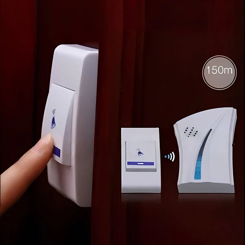 Wireless Doorbell with 36 Songs & Remote Control – 2 Colors Wireless Doorbell Qme