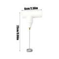 Electric Double Head Milk Frother & Coffee Foamer Machine Milk Frother Qme CN White