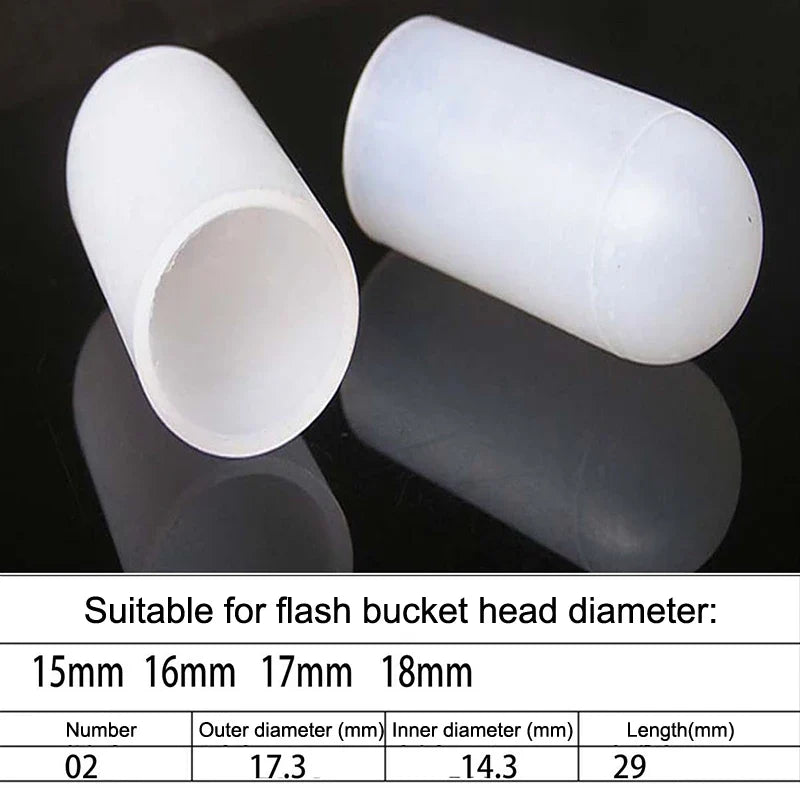 Silicone Elastic Flashlight Lampshade SP31 SP35 IF22A SP36 Flashlight Accessory Qme 15 18mm
