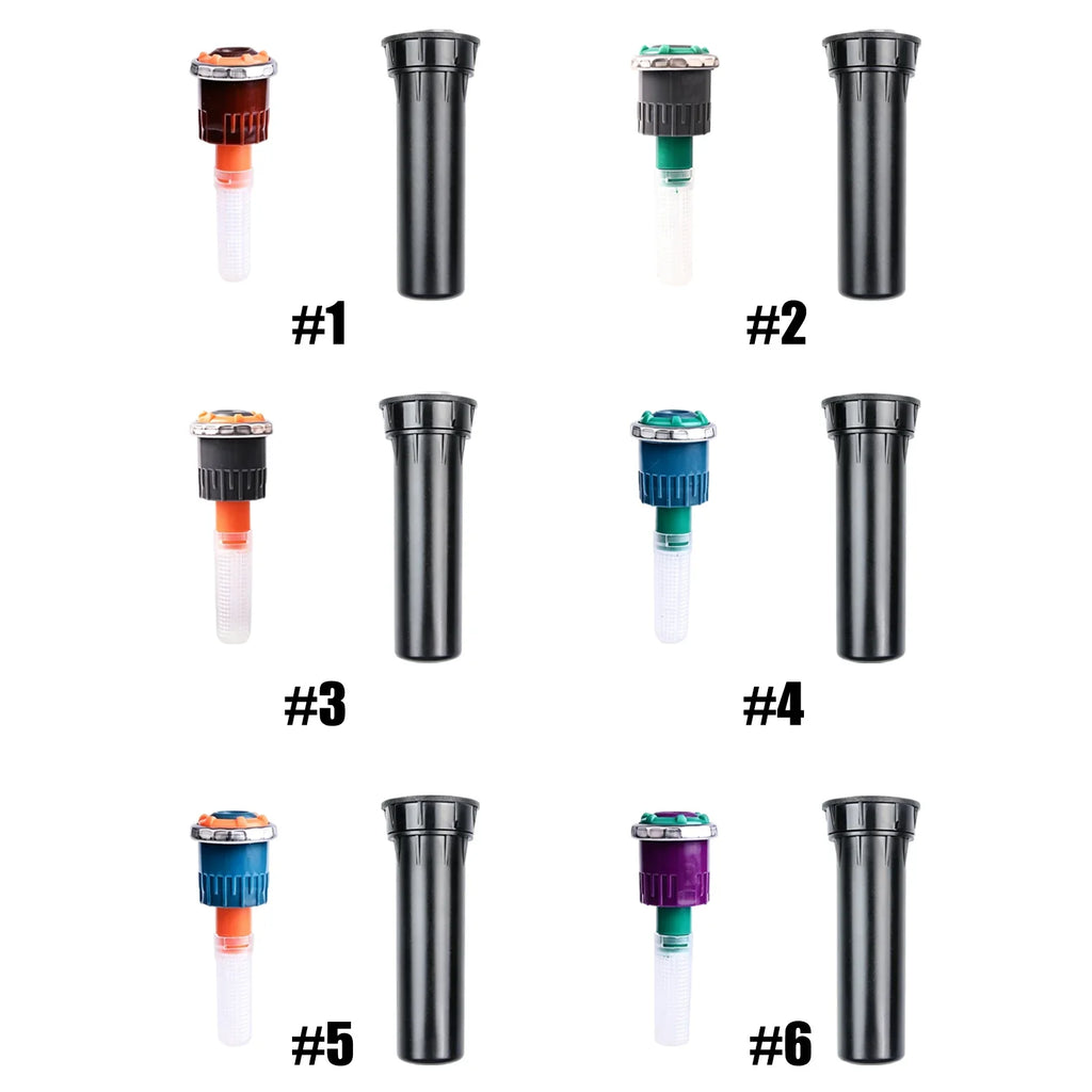 APWIKOGER Adjustable Garden Sprinkler Nozzle 90–360° 2.5–10.7m Garden Sprinkler Nozzle Qme