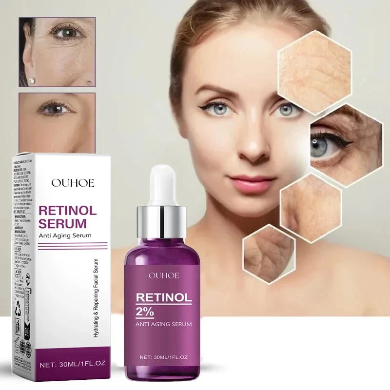 Retinol Facial Serum – Brighten, Moisturize & Smooth Fine Lines Retinol Face Serum Qme