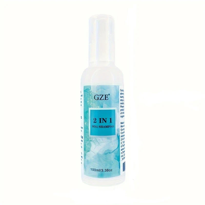 GZE Wig Shampoo – Deep Cleansing Soak for Synthetic Hair Wig Shampoo Qme 2 IN 1 Wig Shampoo