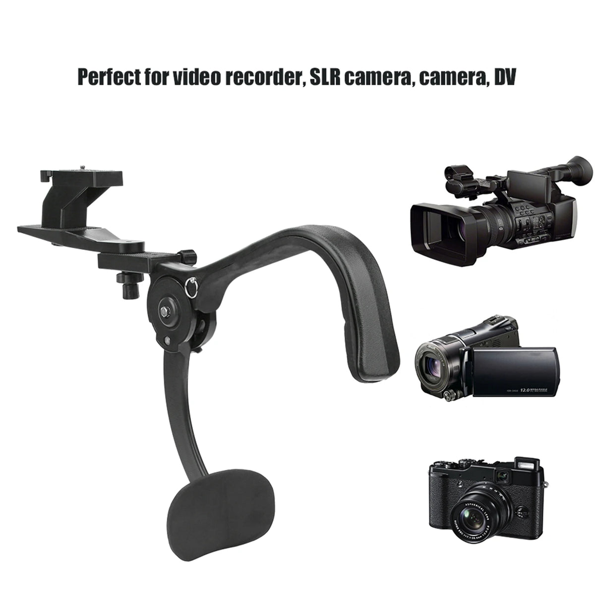 SR-500 DSLR Camera Shoulder Mount Rig & Stabilizer Support Camera Shoulder Rig Qst