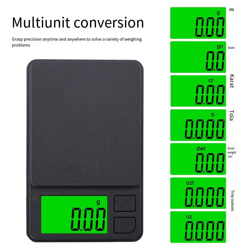 Mini Digital Pocket Scale – 0.01g Precision Jewelry & Kitchen Digital Pocket Scale Qme