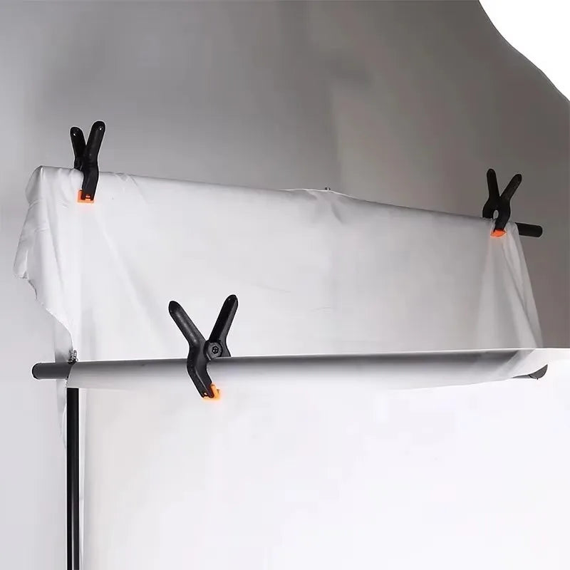 Heavy Duty Plastic Spring Clamps – 6-Pack for Backdrop & Canvas Spring Clamps Qme