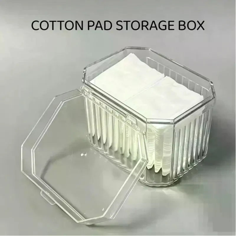 Multifunctional Clear Storage Box – Makeup & Hair Organizer Vanity Storage Organizer Qme