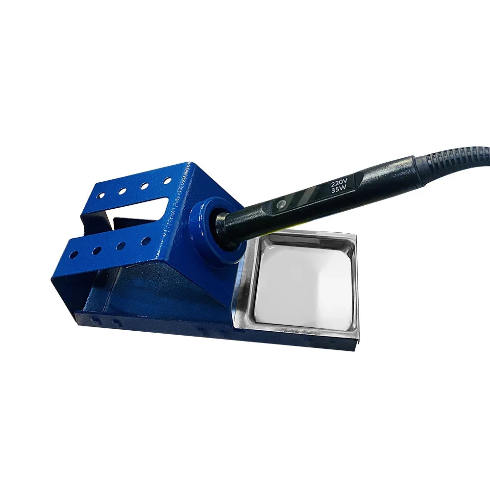 Metal Soldering Iron Stand & Sponge for 936 Station 907 Handle Soldering Iron Stand Qme