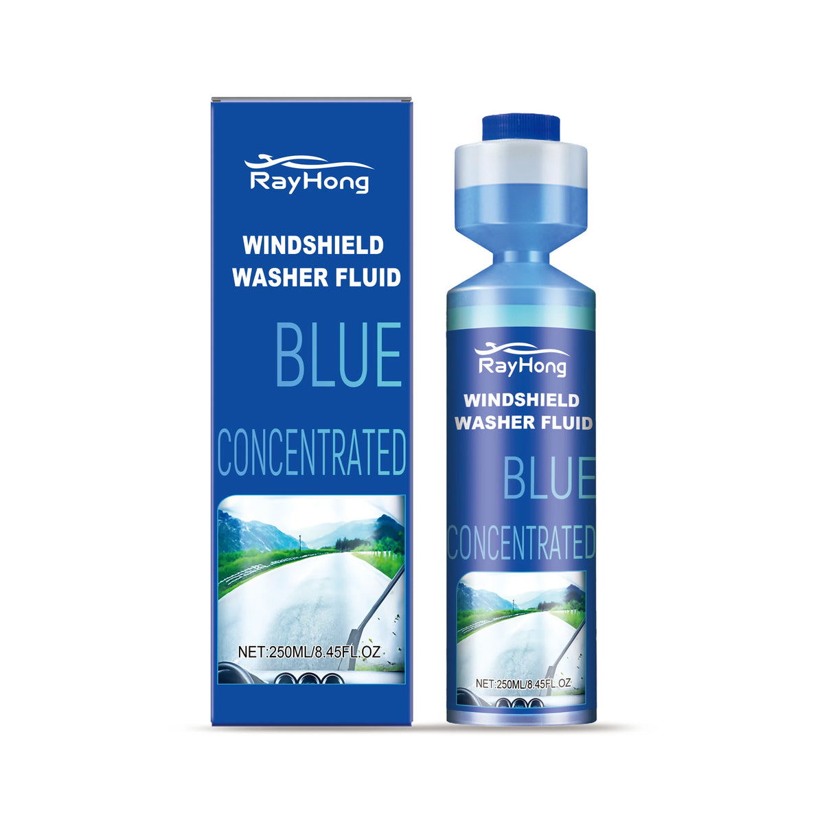 Rayhong Windshield Washer Fluid – Anti-Fog Oil Film Cleaner Windshield Washer Fluid Qst 250ml