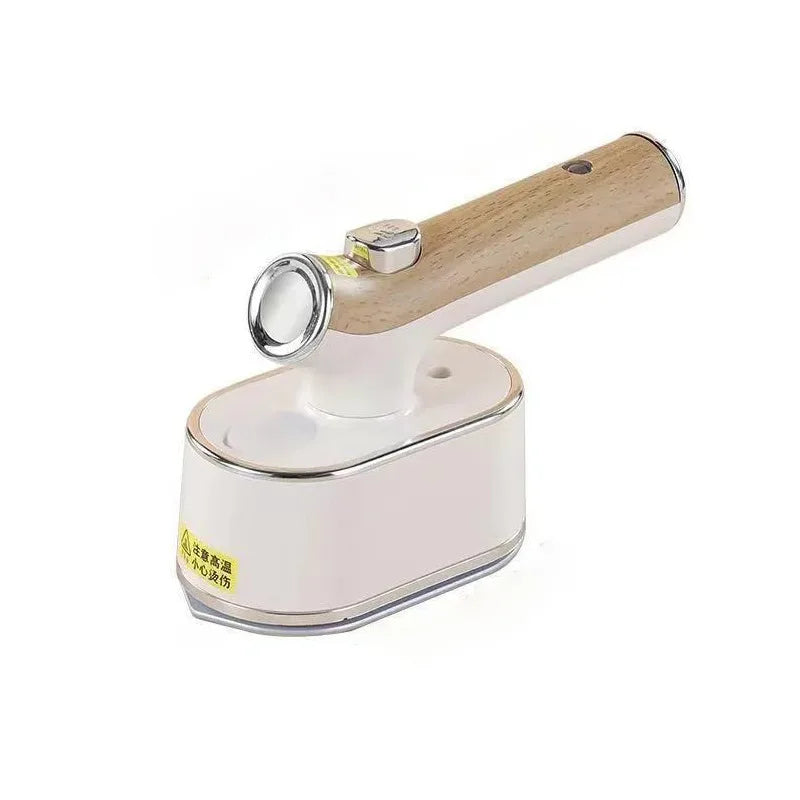 HAOYUNMA 2-in-1 Mini Handheld Steamer Iron 220V Portable Handheld Steamer Iron Qst White US